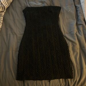 Chic Black Backless Dress